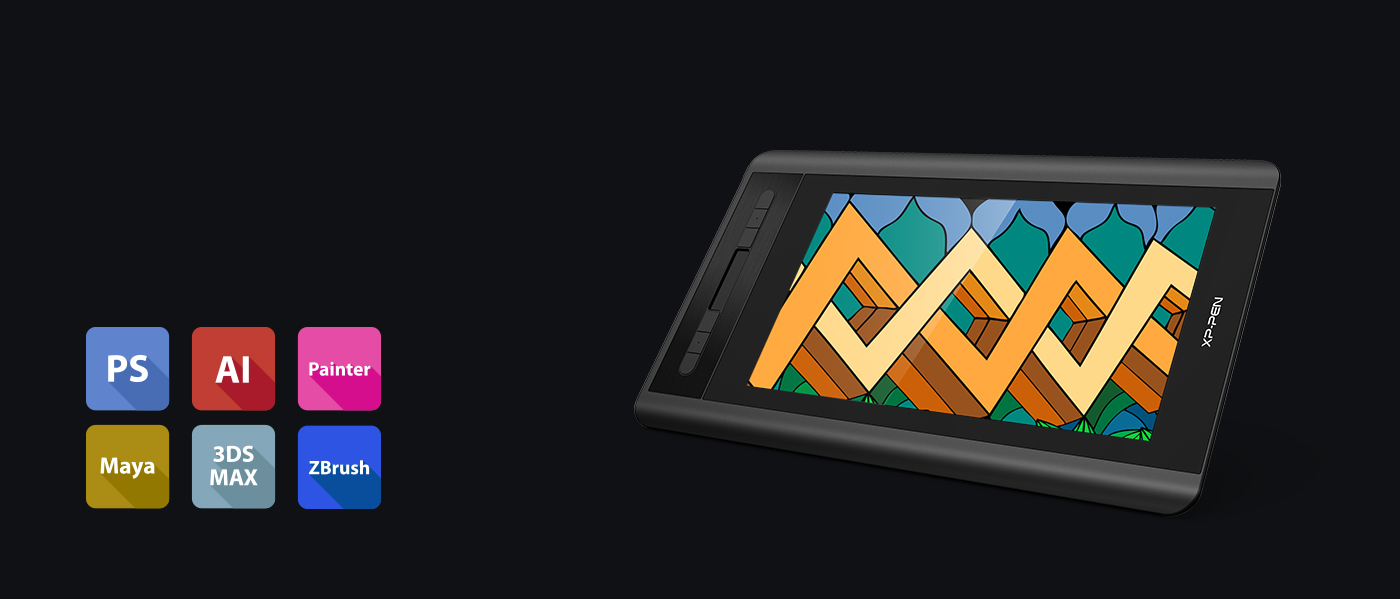  Artist 12 digital painting tablet Supports Windows and MAC OS 