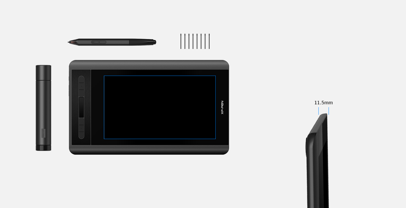  XP-Pen Artist 12 Pen Monitor 11.6 Inch display drawing area