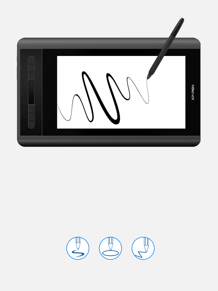  Artist 12 screen art tablet provide 8192 levels of pressure sensitivity 