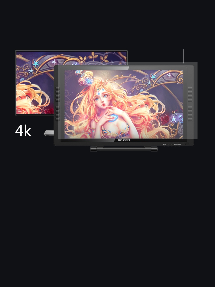 Artist 22E Pro mesa digitalizadora com monitor grande XP