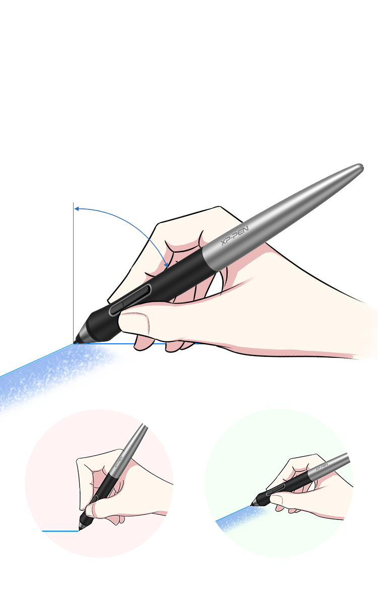 XP-Pen Deco Pro Tableta para dibujar un reconocimiento de inclinación de ±60 niveles