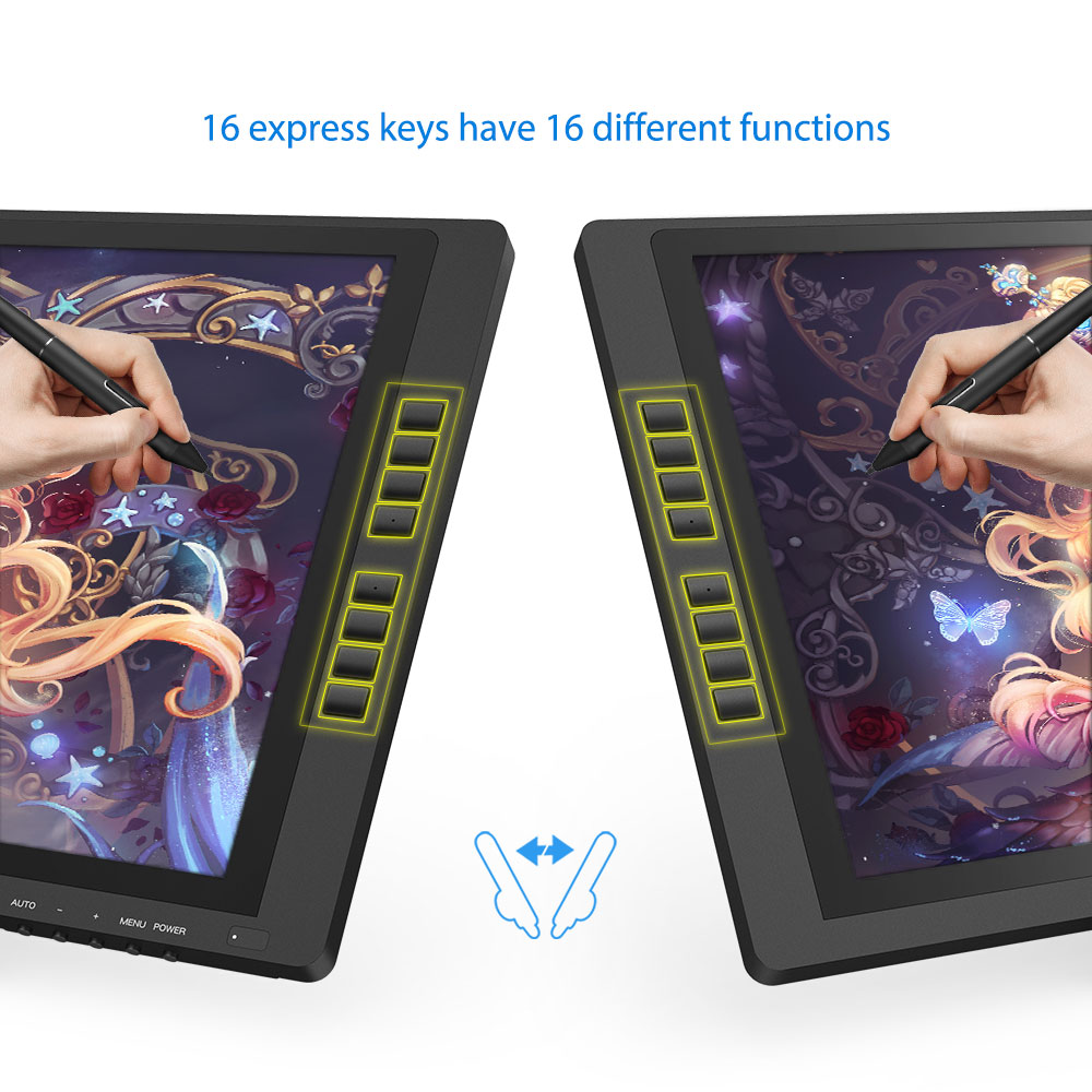 Artist 22E Pro mesa digitalizadora com monitor grande XP